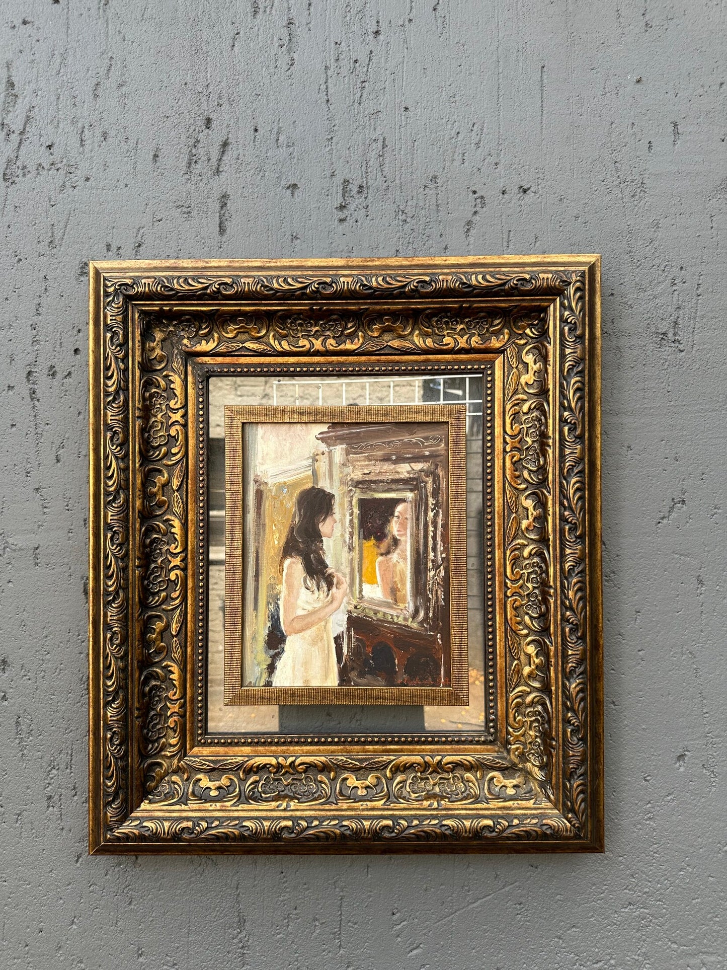 Reflection in Gold – Original Artwork