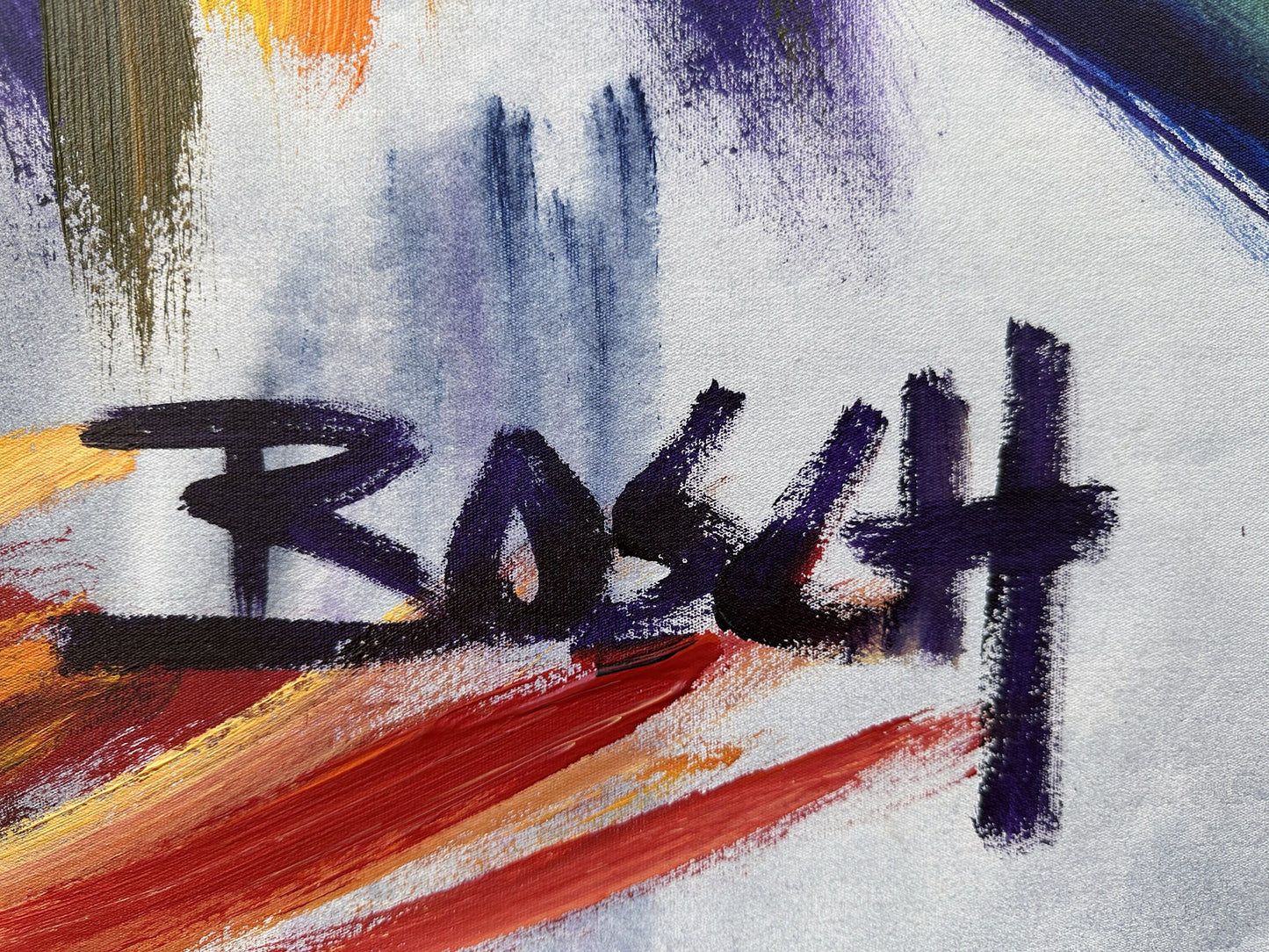 Wildflower Burst – Original Artwork by Bosch