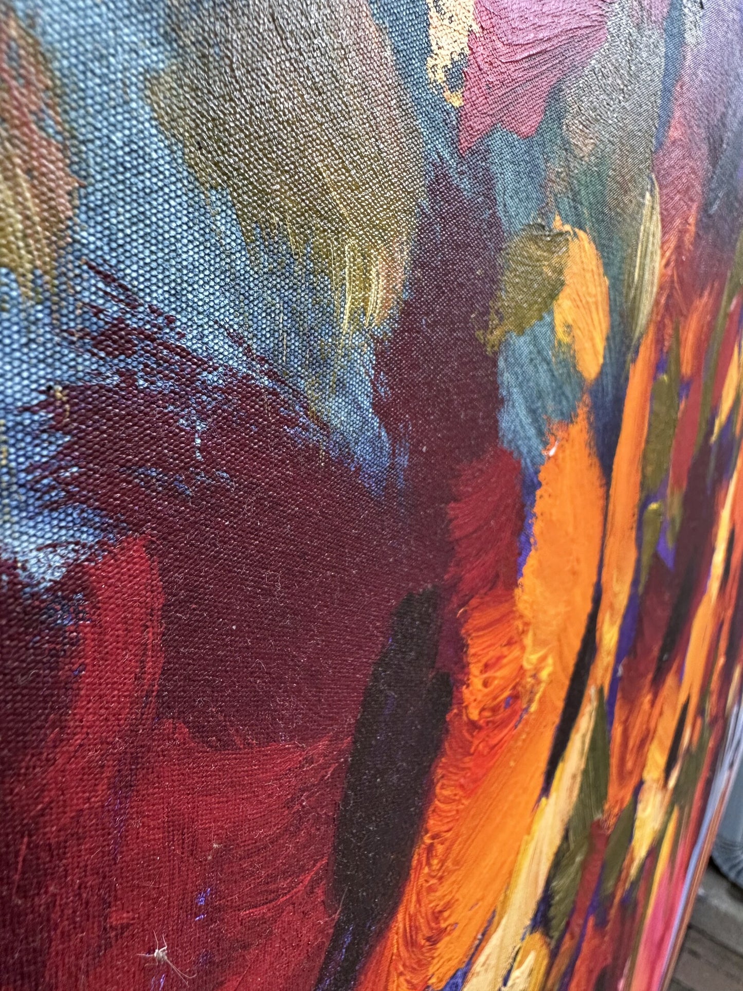Wildflower Burst – Original Artwork by Bosch