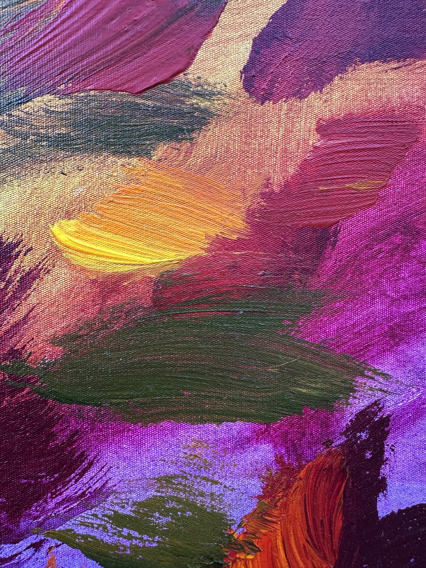 Wildflower Burst – Original Artwork by Bosch