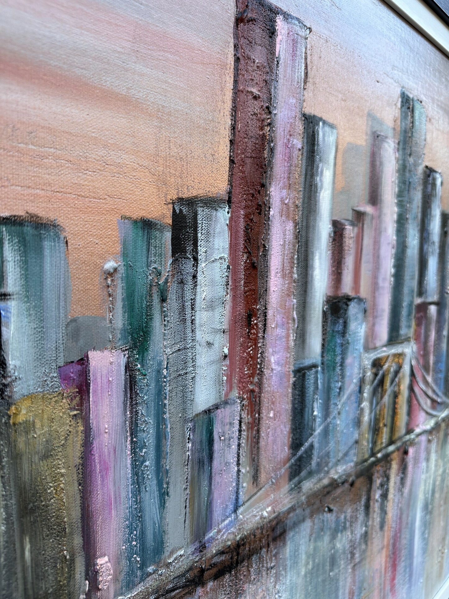 Skyline at Dusk – Original Artwork by Renata K.