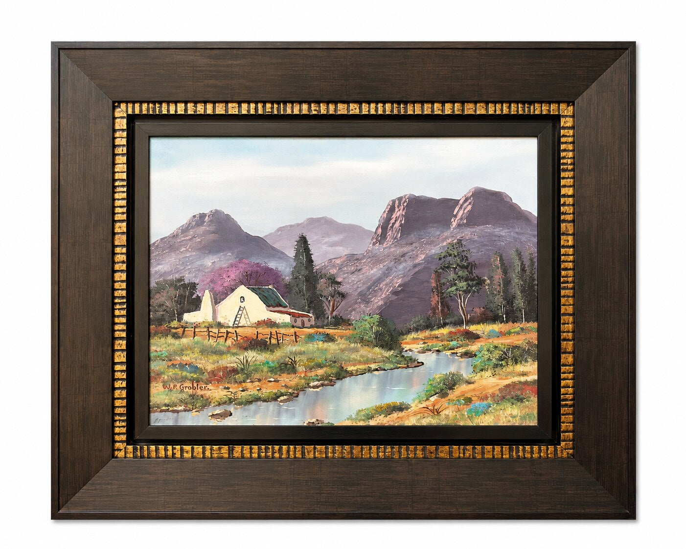 Cape Cottage in the Valley – Original Artwork by W.P. Grobler