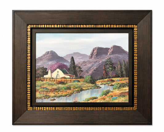 Cape Cottage in the Valley – Original Artwork by W.P. Grobler