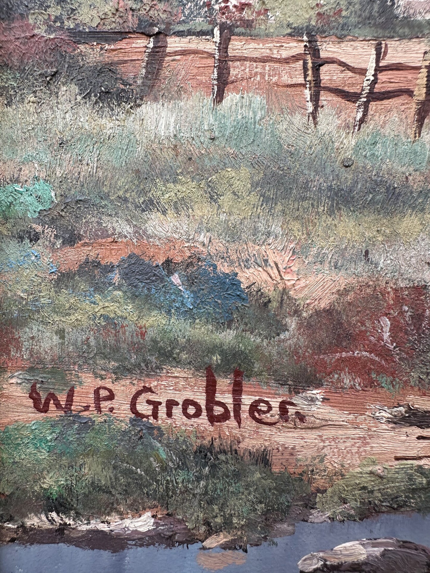 Cape Cottage in the Valley – Original Artwork by W.P. Grobler