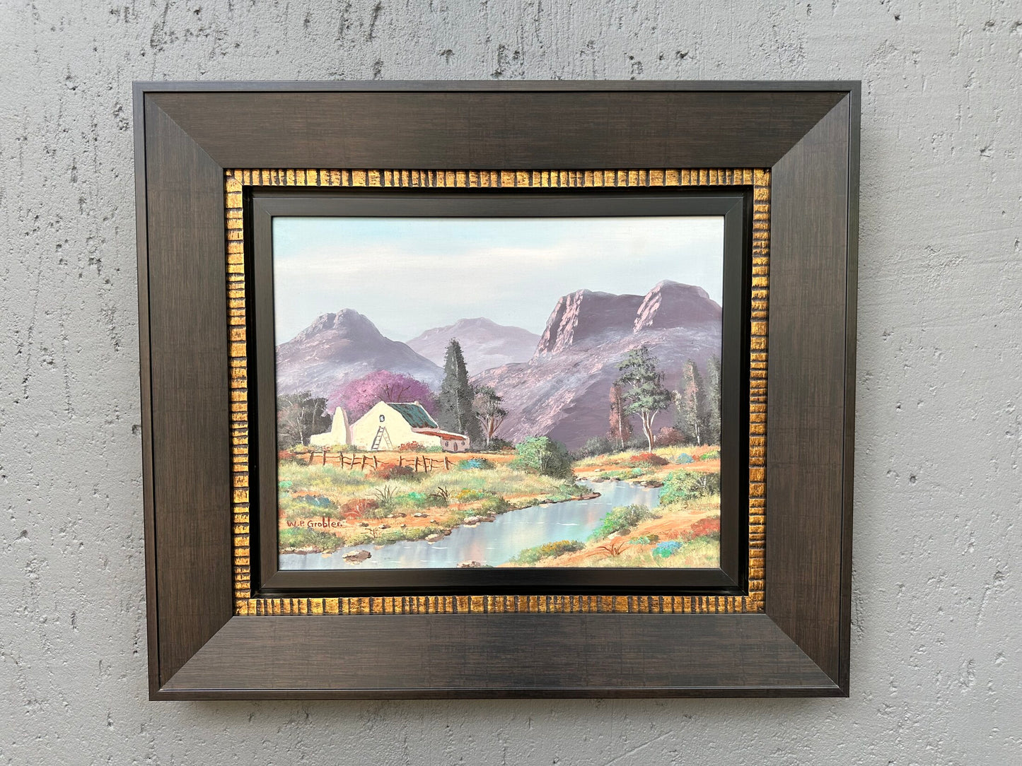 Cape Cottage in the Valley – Original Artwork by W.P. Grobler