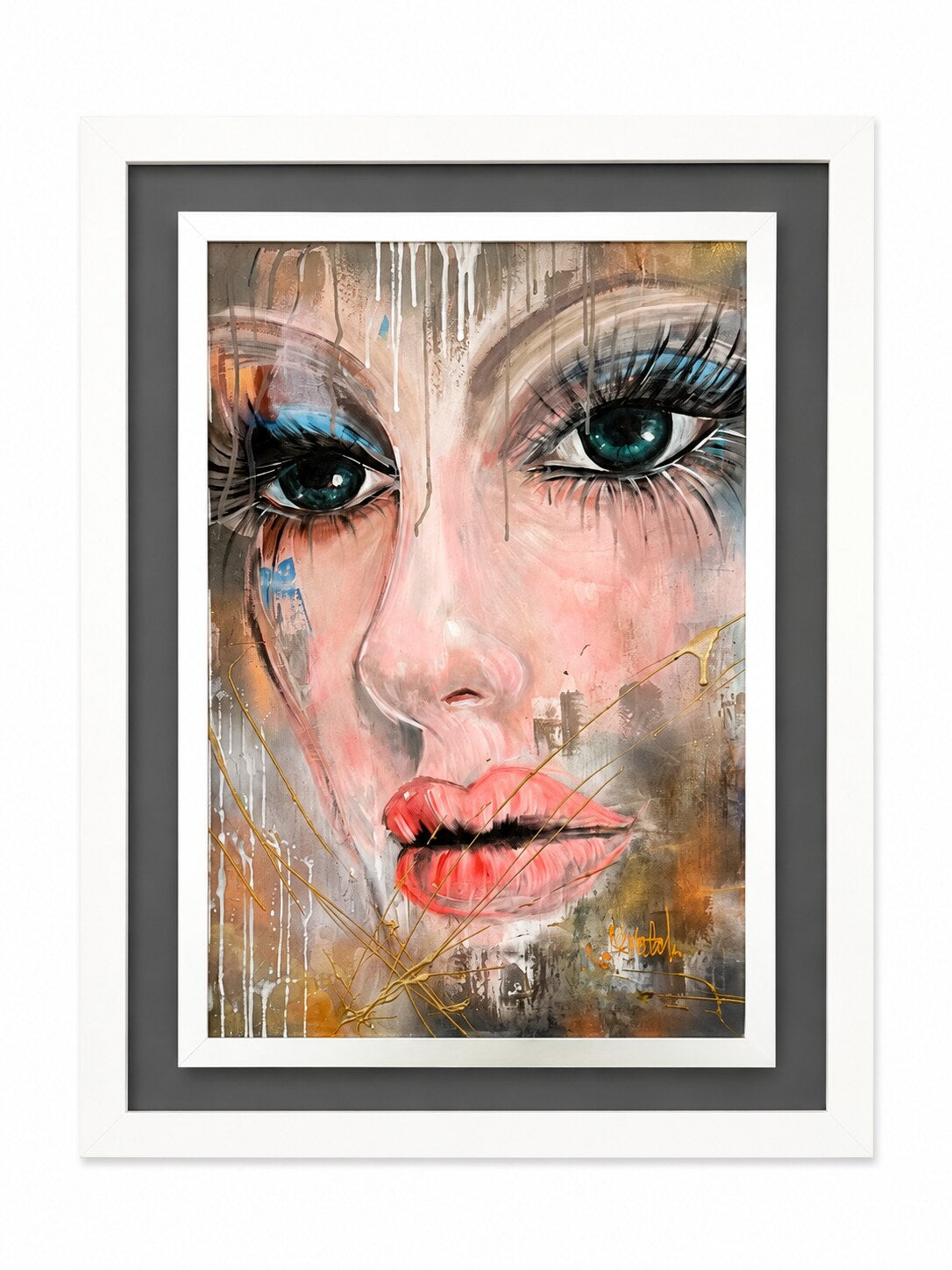 Veiled Gaze – Original Artwork by Renata K.