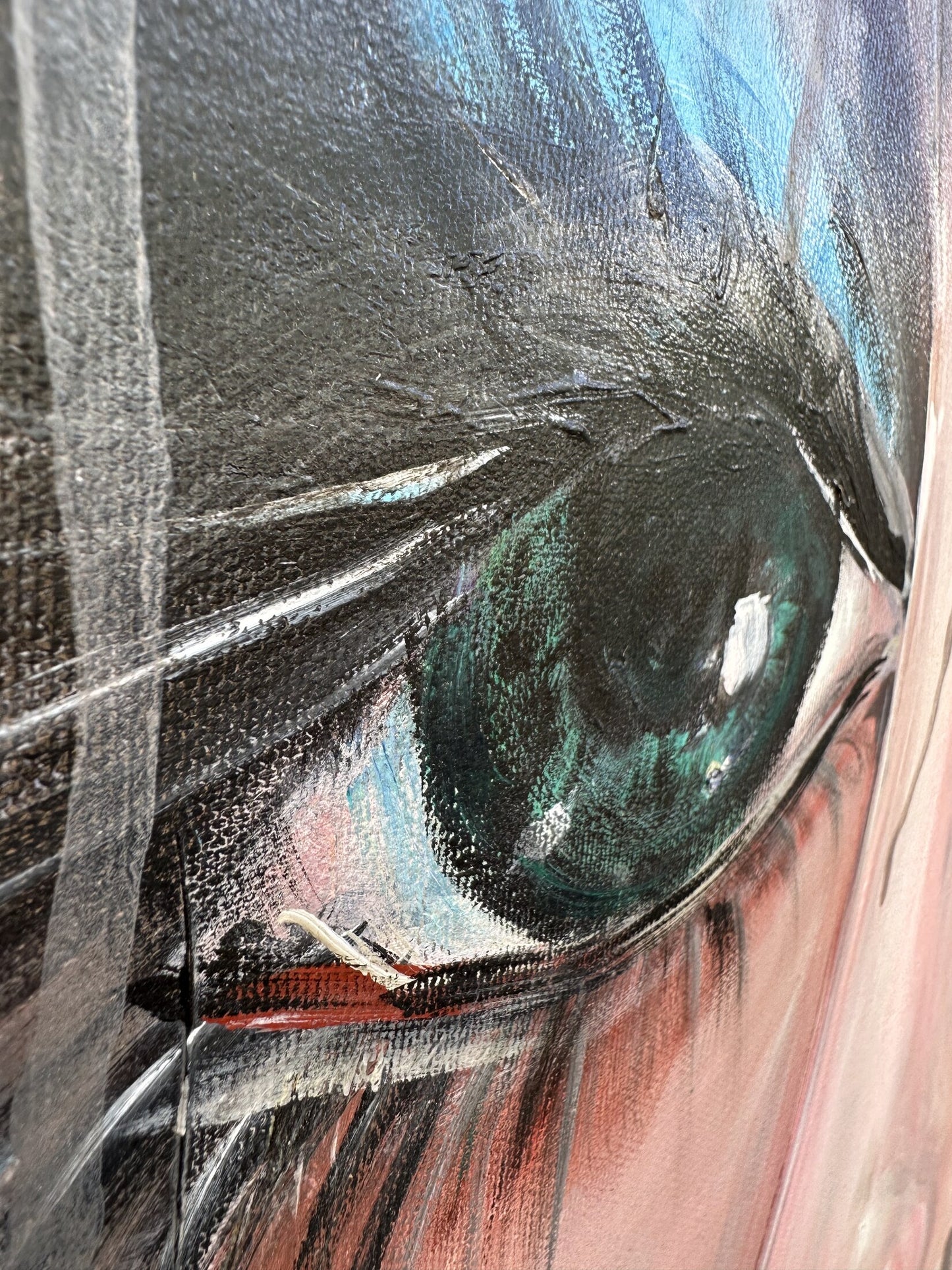 Veiled Gaze – Original Artwork by Renata K.