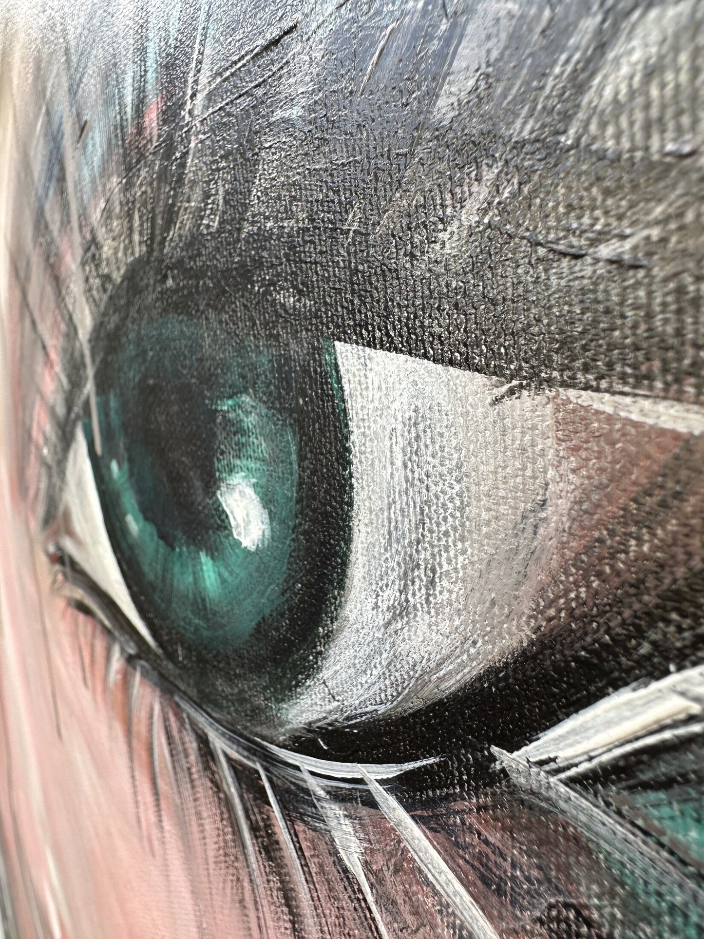 Veiled Gaze – Original Artwork by Renata K.