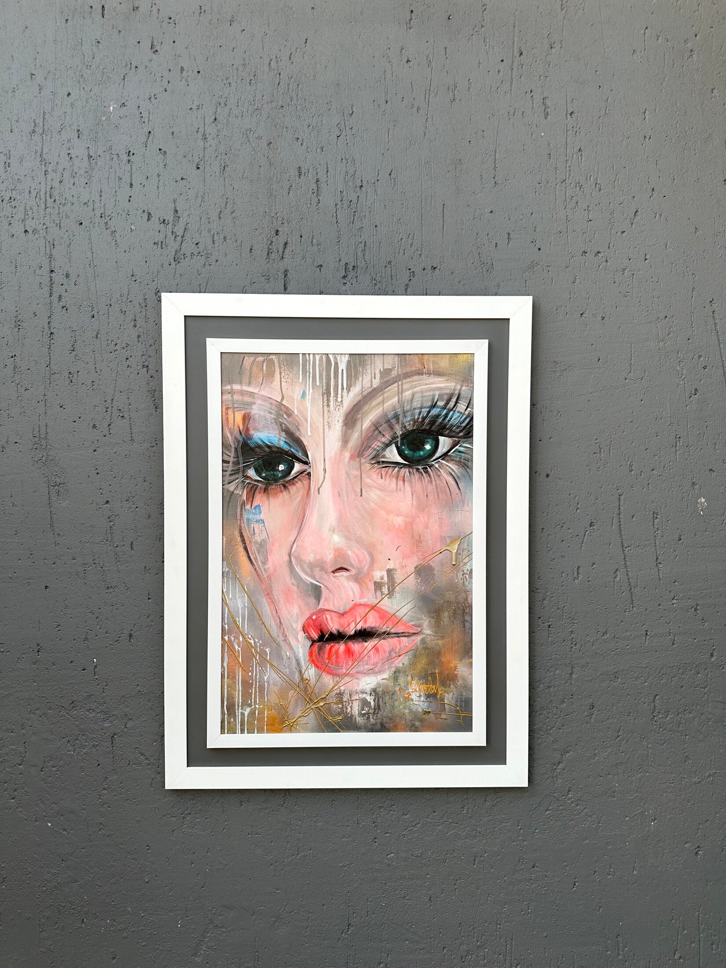 Veiled Gaze – Original Artwork by Renata K.