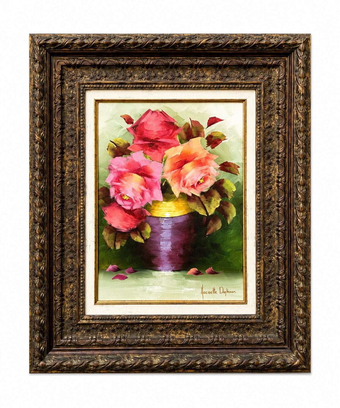 Roses in Purple – Original Artwork by Jeanette Dykman