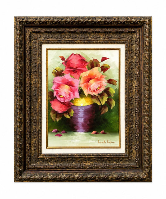 Roses in Purple – Original Artwork by Jeanette Dykman