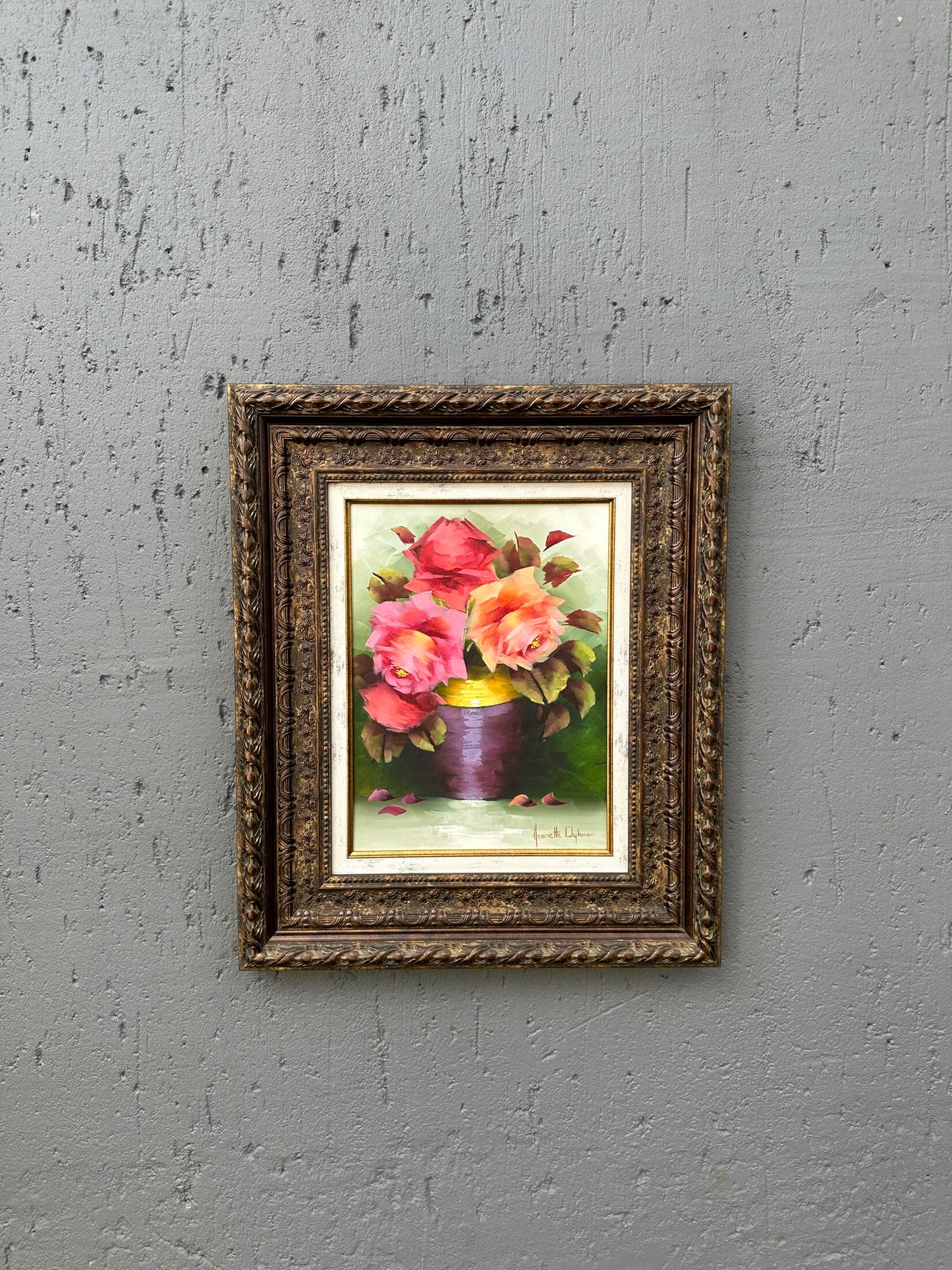Roses in Purple – Original Artwork by Jeanette Dykman
