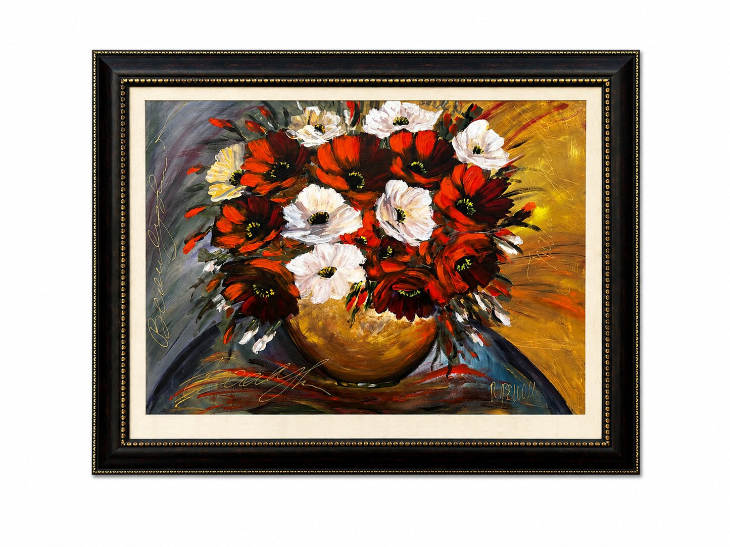 Poppies and Blossom – Original Artwork by R. Powell