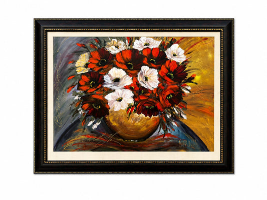 Poppies and Blossom – Original Artwork by R. Powell