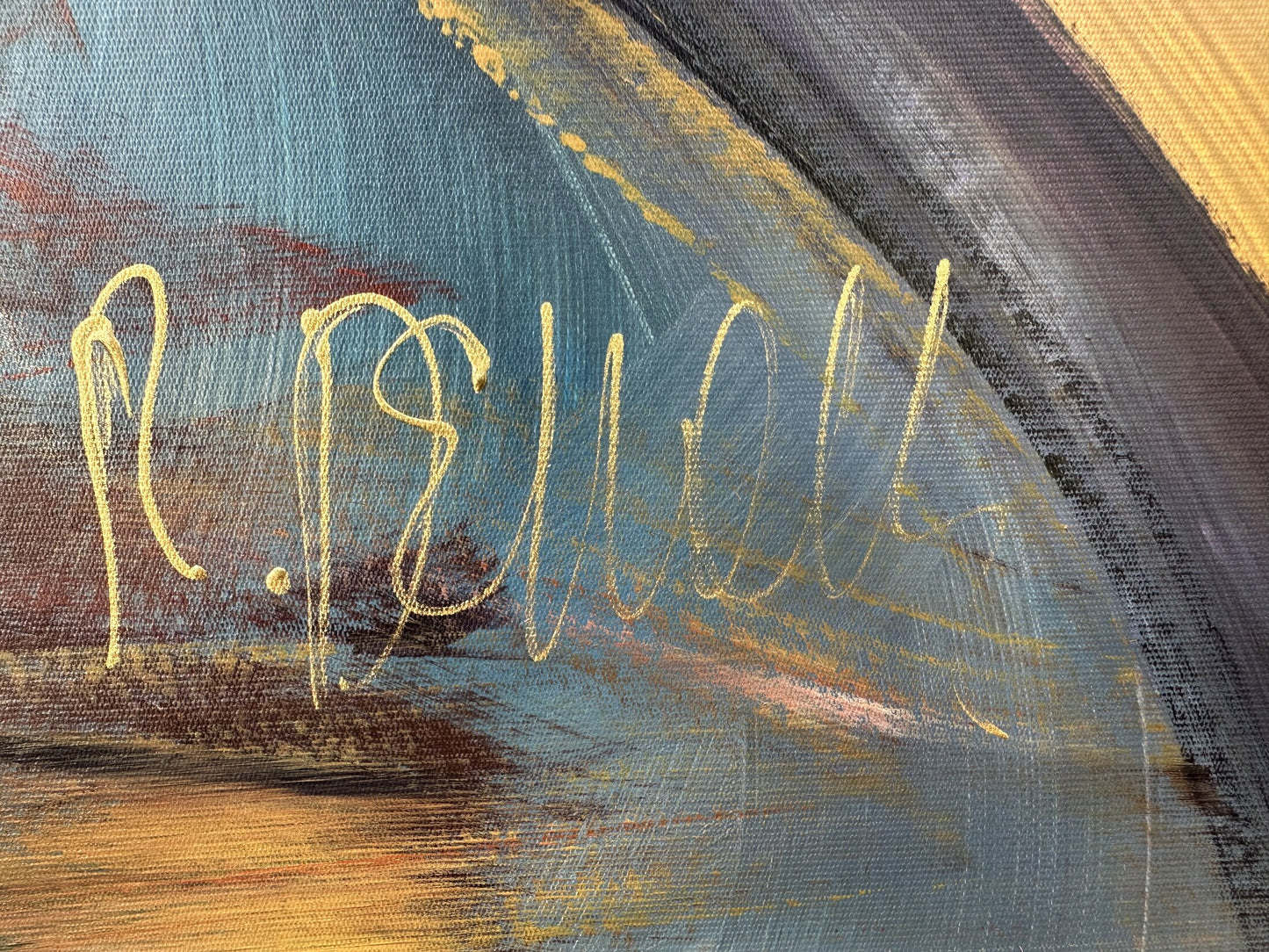 Poppies and Blossom – Original Artwork by R. Powell