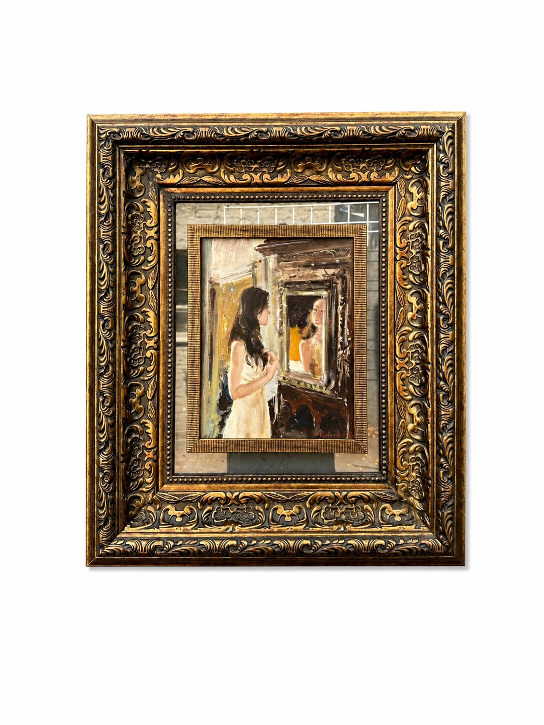 Reflection in Gold – Original Artwork