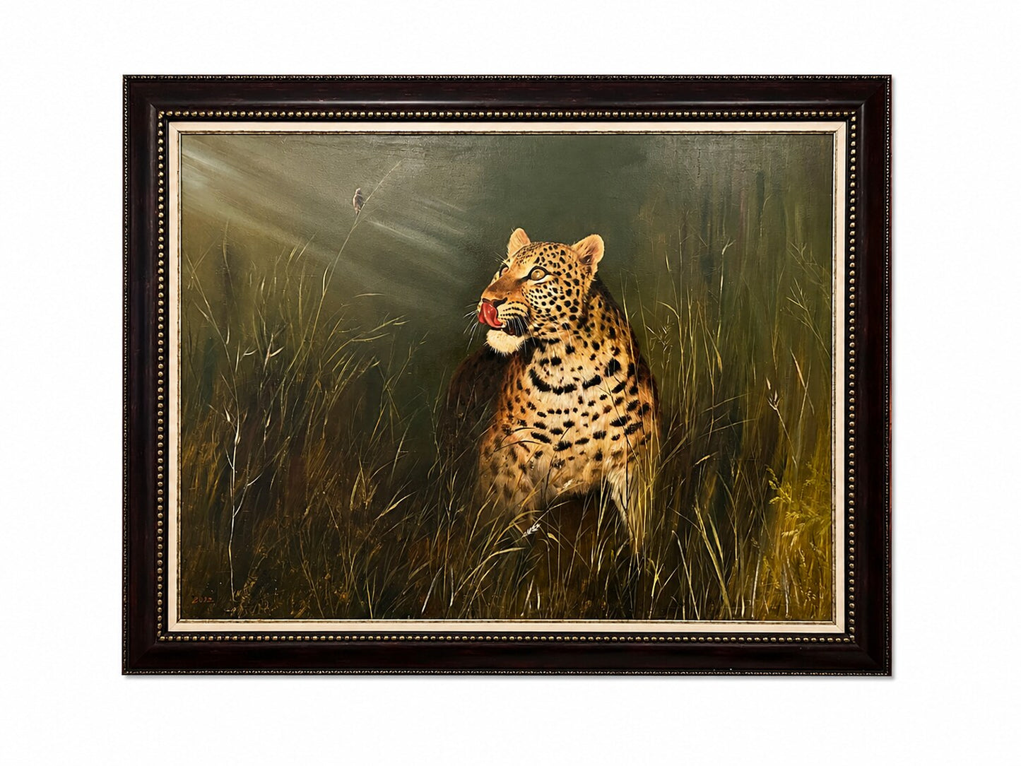 Moonlit Leopard – Original Artwork