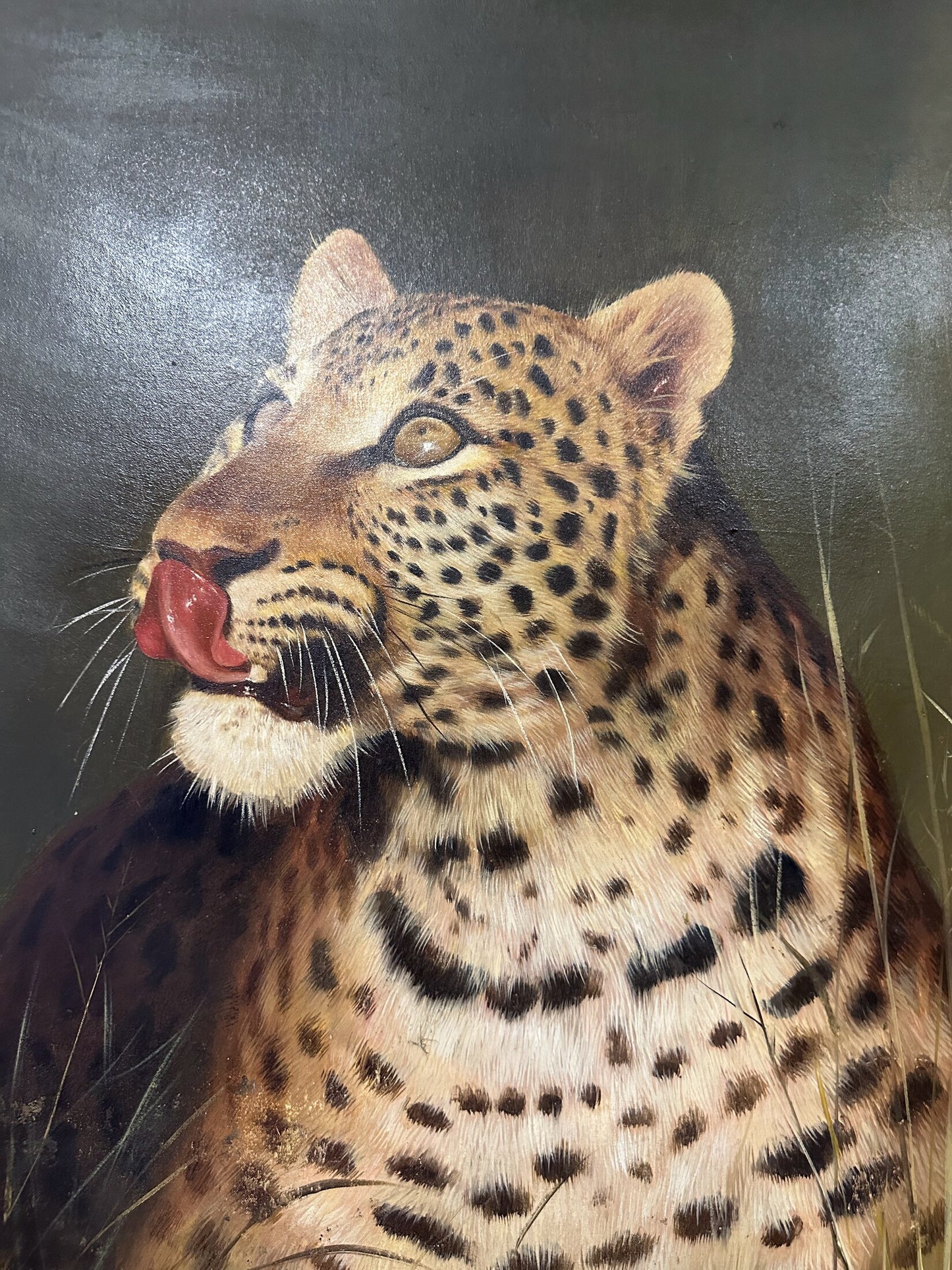 Moonlit Leopard – Original Artwork