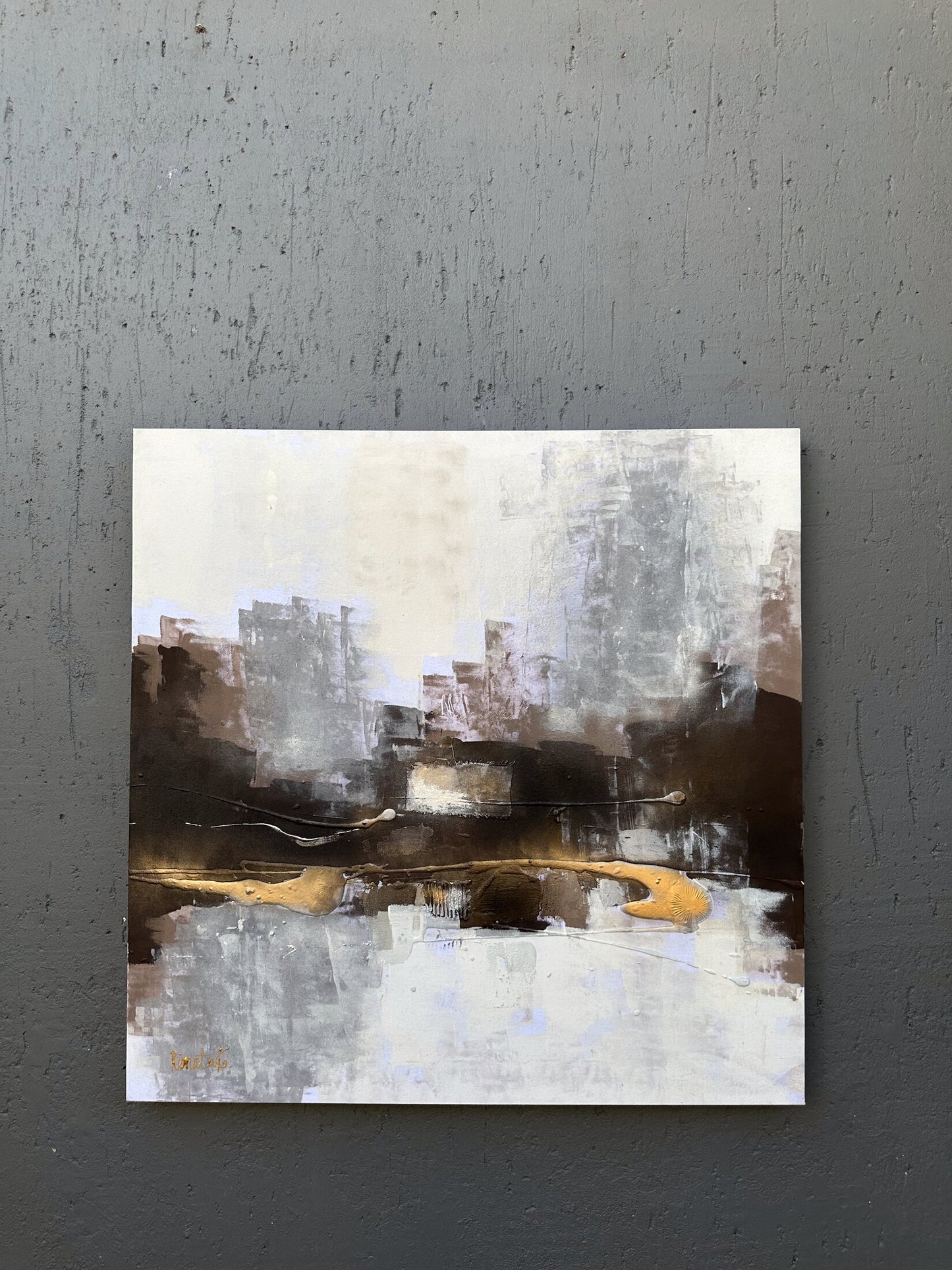 Urban Echoes - Original Artwork by Rena De Kok