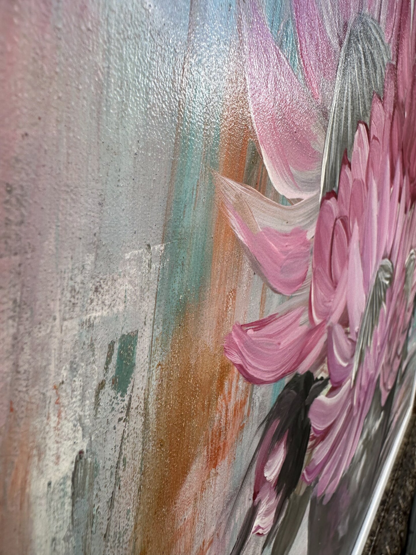 Pink Protea Study – Original Artwork