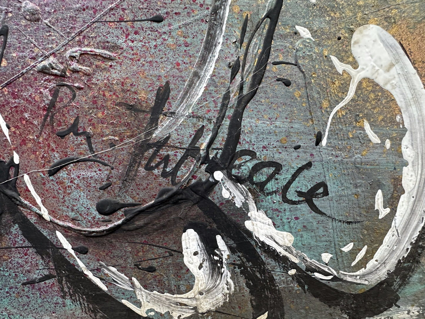 Abstract Portrait in Motion – Original Artwork