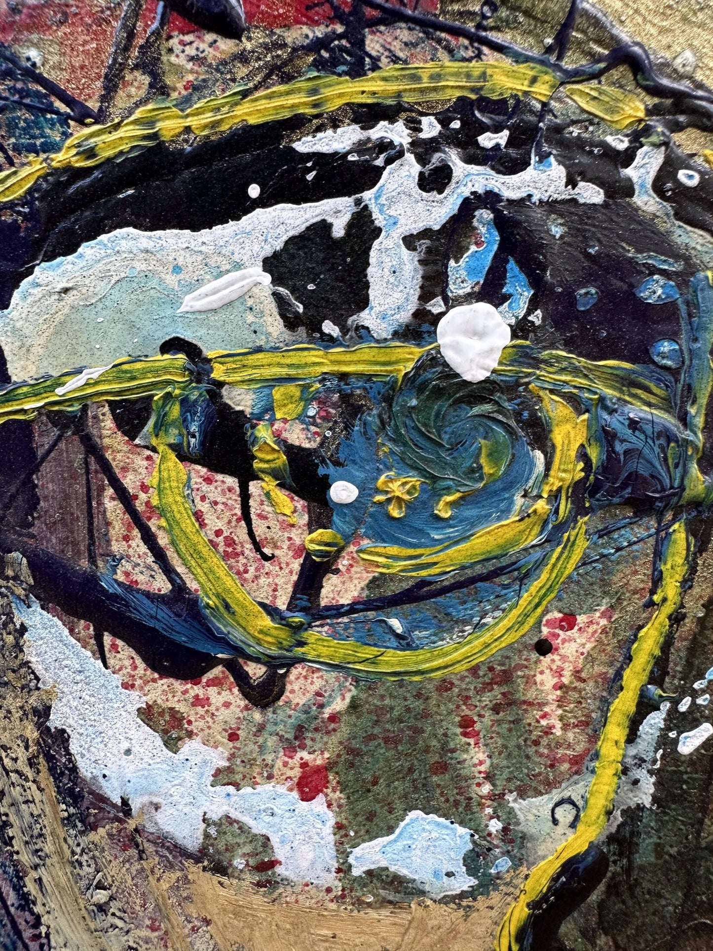 Abstract Portrait in Motion – Original Artwork