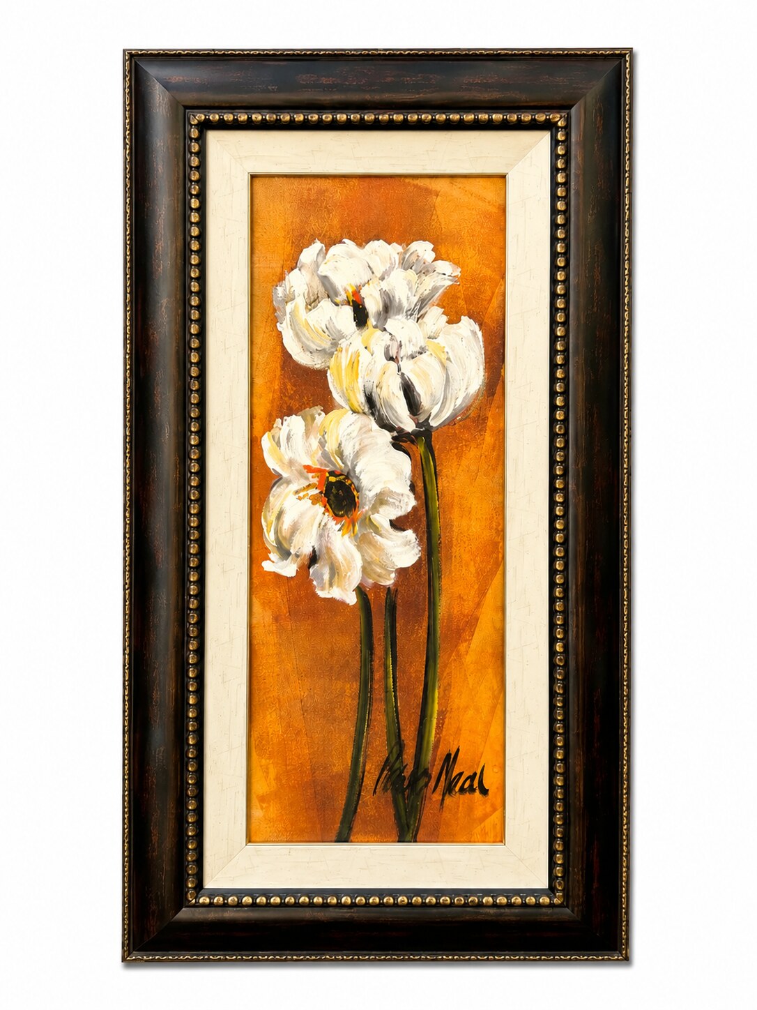 White Orchid Study – Original Artwork