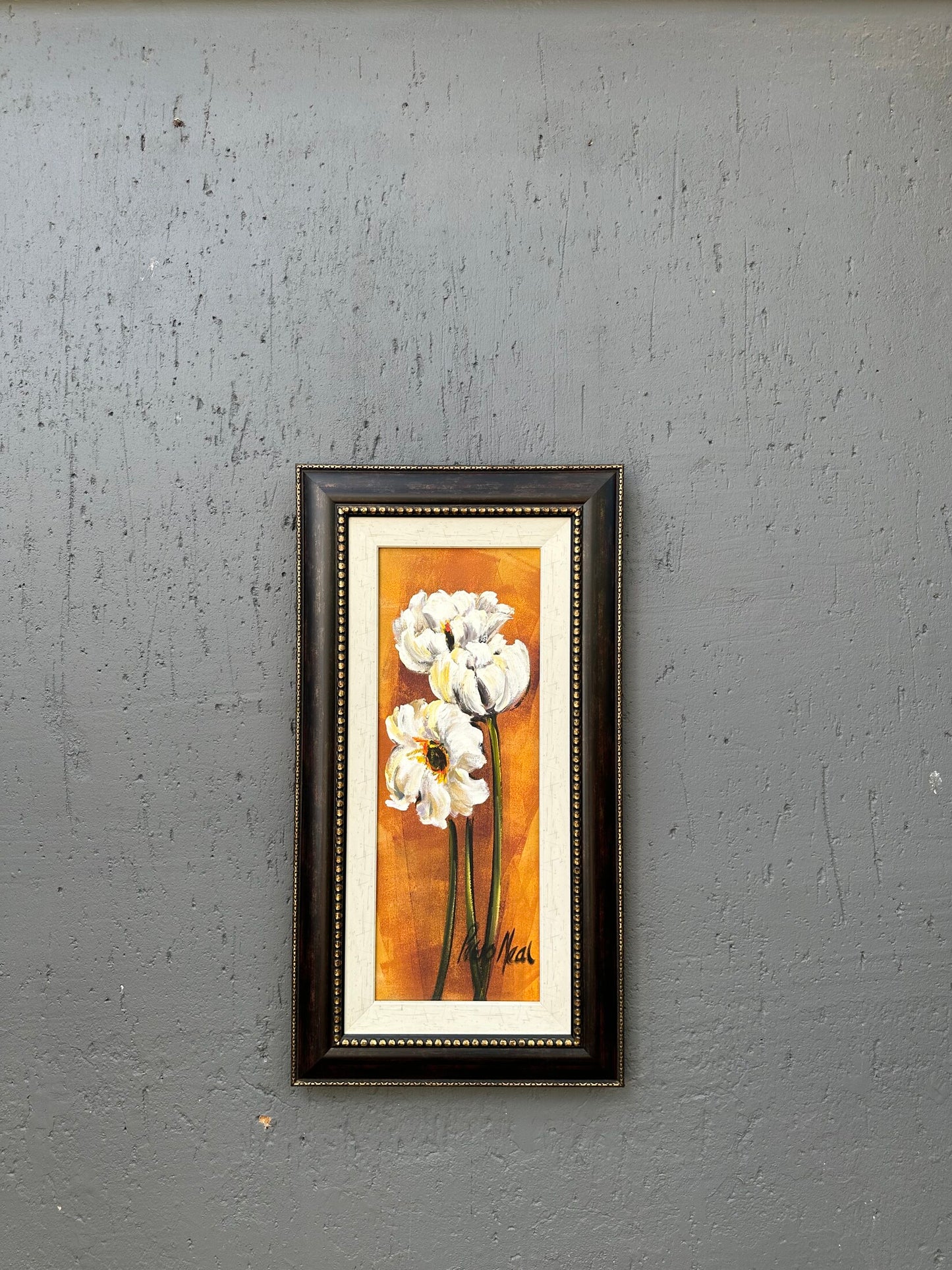 White Orchid Study – Original Artwork
